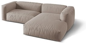 Béžová modulárna rohová pohovka (pravý roh) Martina – Micadoni Home
