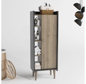 Skrinka Mavade 4 (orech + antracit) . Akcia -20%. Vlastná spoľahlivá doprava až k Vám domov. 1094226