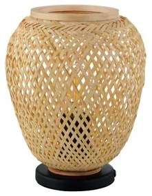 Eglo 55699 - Stolná lampa DEMBLEBY 1xE27/40W/230V béžová