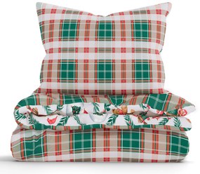 Vianočné bavlnené obliečky Renforcé – Vianočný príbeh