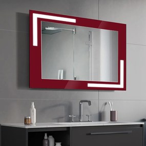 Zrkadlo Bologna LED Red Rozmer zrkadla: 100 x 63 cm