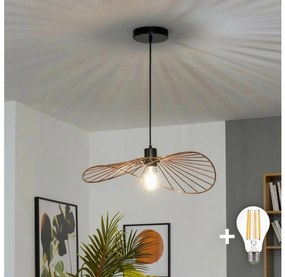 Brilagi - LED závesný luster CERIA WIRE 1xE27/40W/230V 40x56 cm bronz