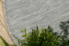 Koberec SIZAL SION A5165A sivý kruh