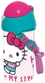 Fľaša s mačičkou Hello Kitty