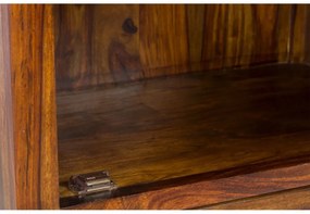 furniture-nabytek.cz - Masívna vitrína Palison dark z palisandra, lakovaná, hnedá