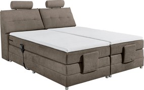 XXXLutz BOXSPRINGOVÁ POSTEĽ, 180/200 cm, hnedá MID.YOU - Online Only spálne - 002220021905