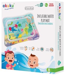 Detská nafukovacia vodná podložka, zvieratká