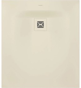 DURAVIT Sustano obdĺžniková sprchová vanička z materiálu DuraSolid, Antislip, 900 x 800 x 30 mm, krémová matná, 720270620000000