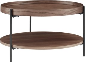 XXXLutz KONFERENČNÝ STOLÍK, farba vlašského orecha, kompozitné drevo, 69/39 cm Livetastic - Stolíky do obývačky - 001769013009