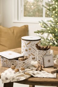 Ib Laursen Bavlnená utierka Jolly Brown Cones and Twigs