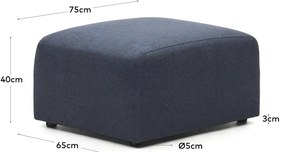 Tmavomodrá podnožka Neom – Kave Home