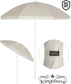 Plážový slunečník Trey 180 cm béžový