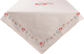Bavlnený obrus s kvetmi Little Rose Collection - 150*150 cm