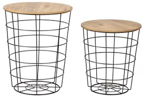 Konferenčný stolík Lilepe (borovica atlantická + čierna) . Vlastná spoľahlivá doprava až k Vám domov. 1093256