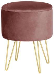 Úložná taburetka LILI ružová