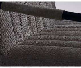 Tmavosivé kreslo Trout – Unique Furniture