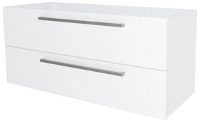 Mereo, Mereo Bino, kúpeľňová skrinka 121 cm, Multidecor, Biela Arctic, MER-CN693SBIAA