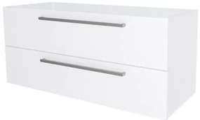 Mereo, Mereo Bino, kúpeľňová skrinka 121 cm, Multidecor, Biela Arctic, MER-CN693SBIAA