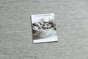 Šnúrkový koberec SIZAL PATIO 3077 Romby, plocho tkaný, béžovo - sivý