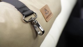 Cestovný pelech pre psov do auta JULIAN - cappuccino