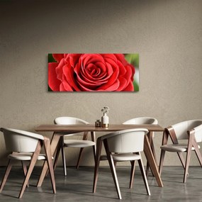 Obraz kvetu ruže (120x50 cm)