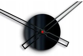 Sammer Nalepovacie nástenné hodiny v čiernej farbe 75 cm VitoBlack