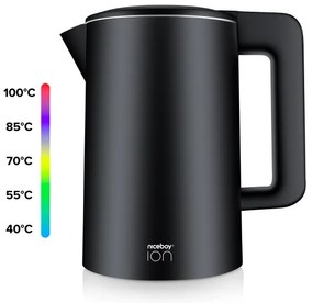 Niceboy ION ThermoKettle TK5- Rýchlovarná kanvica s term. 1,7 l 2200W/230V čierna