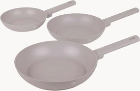 Panvice's nepriľnavým povrchom Taupe, 3 ks