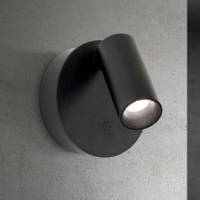 Orion - LED stmievateľné nabíjacie svietidlo LUXY LED/1W/5V 2200 mAh 2700/3000/4000K čierna