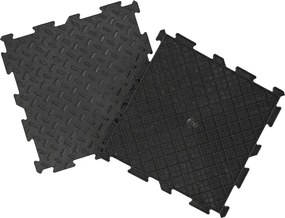 Gumová dlaždica Alfa 30 x 30 cm, čierna MHEU5100330
