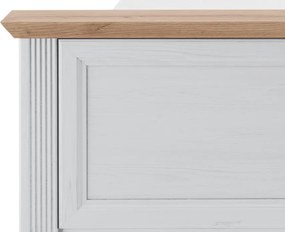 Posteľ Jasmin 180x200 cm, borovica/dub artisan