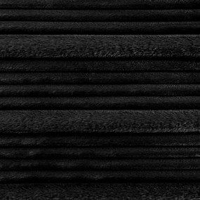 Dekorstudio Flanelová deka NINA v čiernej farbe Rozmer deky: 150x200cm