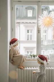 Watt & Veke Závesná svietiaca hviezda Liz White 50 cm