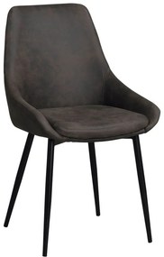 Tmavosivé jedálenské stoličky v súprave 2 ks Sierra – Rowico