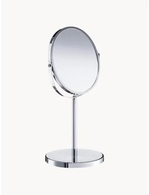 Okrúhle kozmetické zrkadlo so zväčšovaním Flip