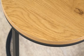 Príručný stolík Elegance set 2 ks 45cm divoký dub