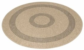 Vopi Kusový koberec Comilla 0886 black, priemer 120 cm