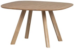 Jedálenský stôl balto 130 x 130 cm prírodný MUZZA