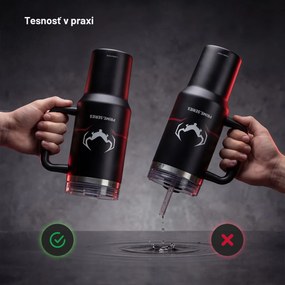 Termohrnček s uchom čierny Diablo Burned Black