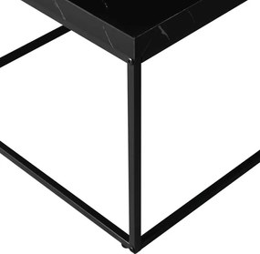 Konferenčný stolík čierny, mramor CT-V2006 BK