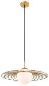ITALUX MDM-4003/1 GD - Luster na lanku SALLY 1xE27/40W/230V zlatá