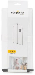 Biely závesný obal na oblečenie Compactor Suit Bag White