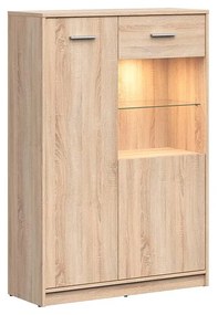 Vitrína BRW Nepo Plus 24 (dub sonoma) . Vlastná spoľahlivá doprava až k Vám domov. 1098373