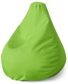 Sablio Sedací vak Pear Jablková zelená - 140 x 100 x 25 cm