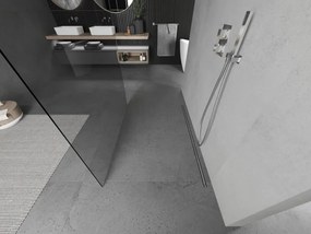 Mexen Kioto, sprchová zástena Walk-In 145 x 200 cm, 8mm číre sklo, chrómový profil, 800-145-002-01-00