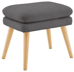 Sivé kreslo Zenia - Støraa