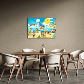 Obraz - Deň na pláži (70x50 cm)