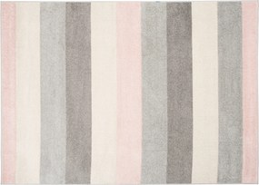 TA Koberec C947A BIELA/RUŽOVÁ AZÚROVÁ Rozmer: 80x150 cm