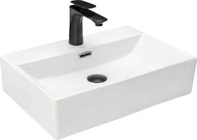 Rea Bonita umývadlo, 51 x 36 cm, biela, REA-U8701