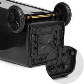 MULTISTORE Odpadkový kôš na zmiešaný odpad 120L  - gumené kolesá